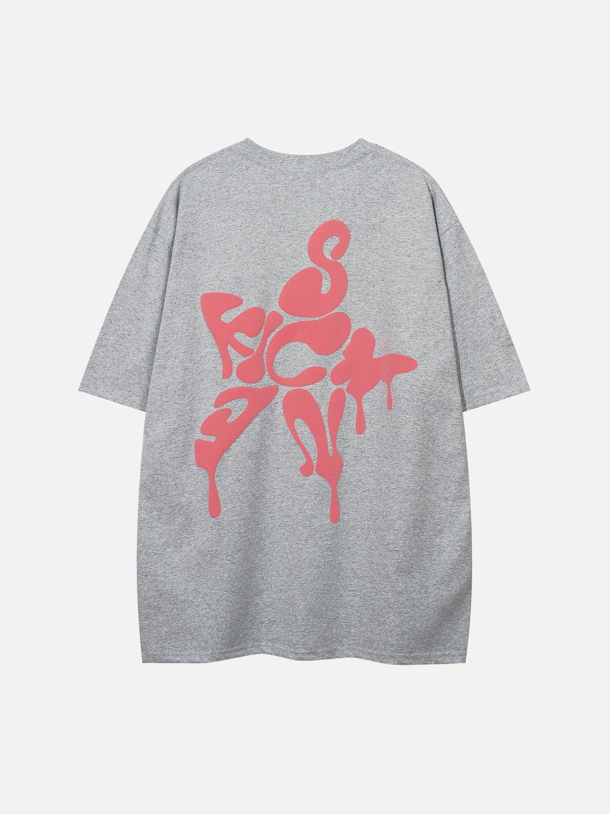 T-shirt imprimé en mousse étoilée 