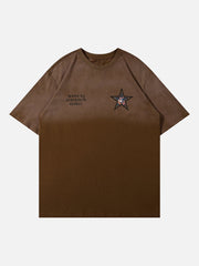 T-shirt dégradé d'étoiles 