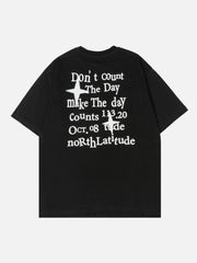 T-shirt imprimé lettre étoile 