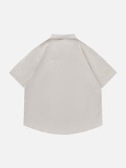 T-shirt à imprimé étoile et chaîne décorative 