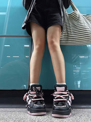 Star Dicke Boden Bord Schuhe Paar 