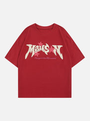 T-shirt graphique floqué étoiles 