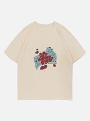 Strawberries Print Tee