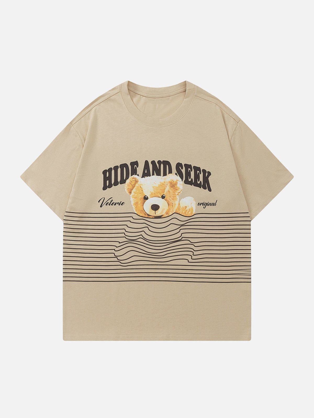 T-shirt imprimé poupée à rayures 