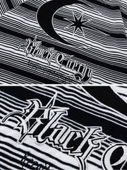 Polo à rayures brodées 