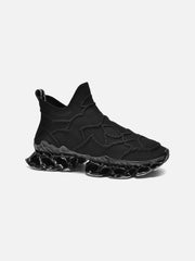 Striped Mesh Sneakers