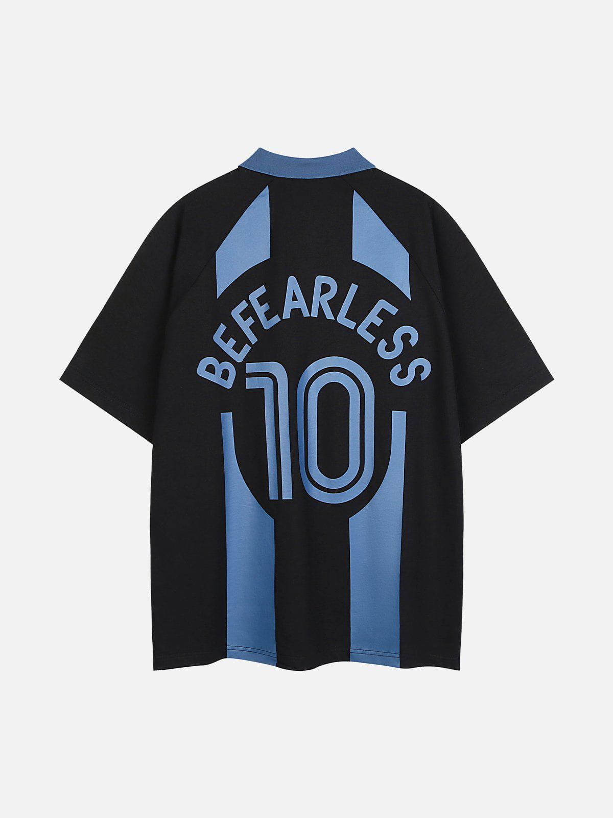 Striped Number 10 Football Tee