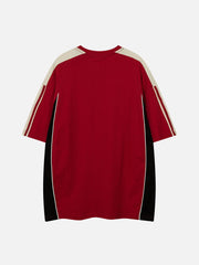 Striped Patchwork Tee