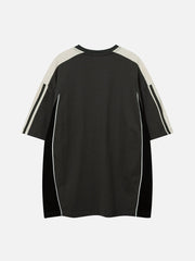 Striped Patchwork Tee