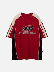 Striped Patchwork Tee