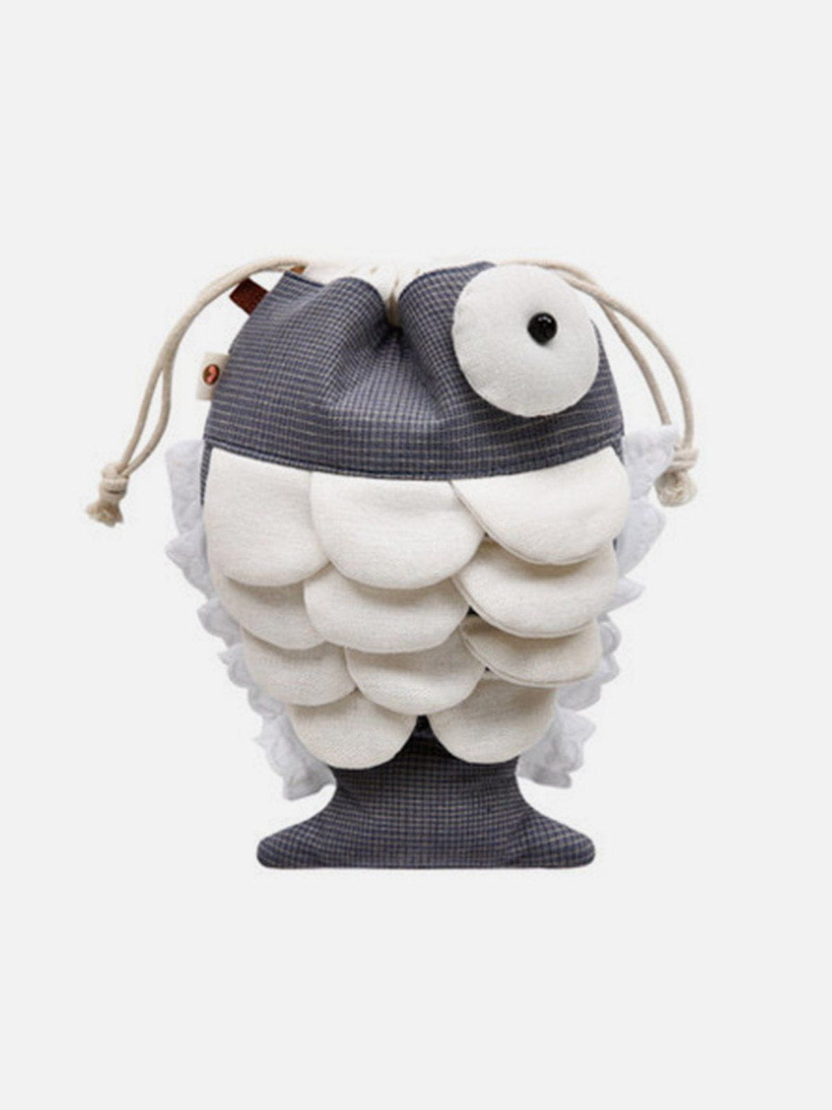 Stupid Fish 3D Eye Scales Bag
