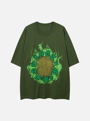 T-shirt imprimé symboles 