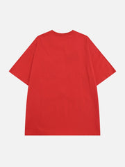 T-shirt étoile brodé à pompons 