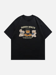 T-shirt imprimé ours en peluche 