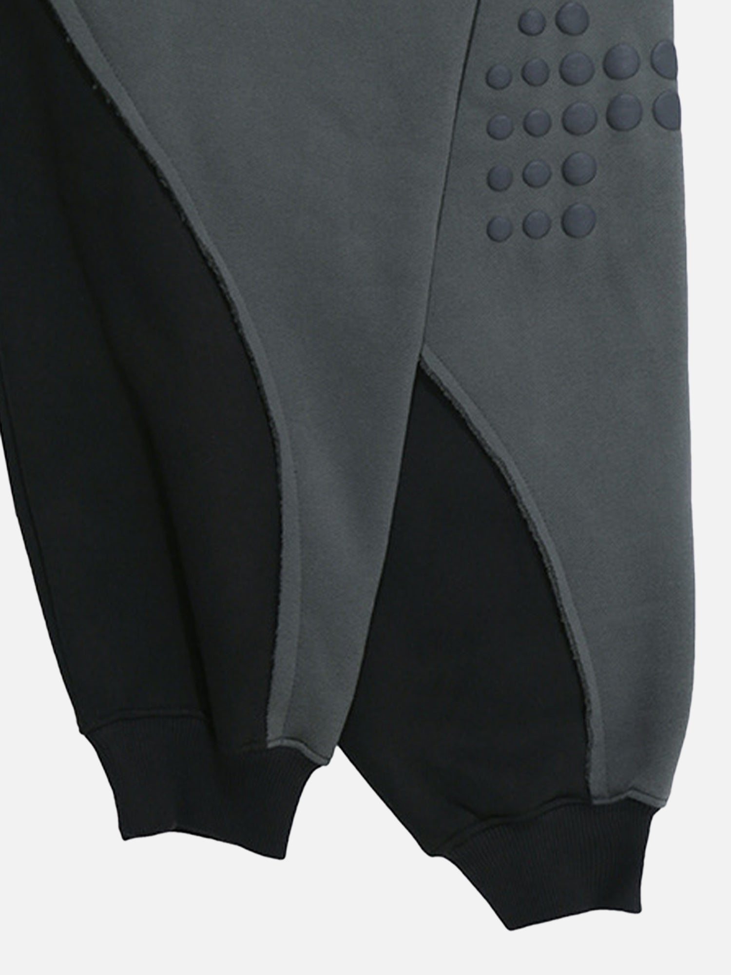 Three-dimensional Foam Patchwork Fleece Hoodie