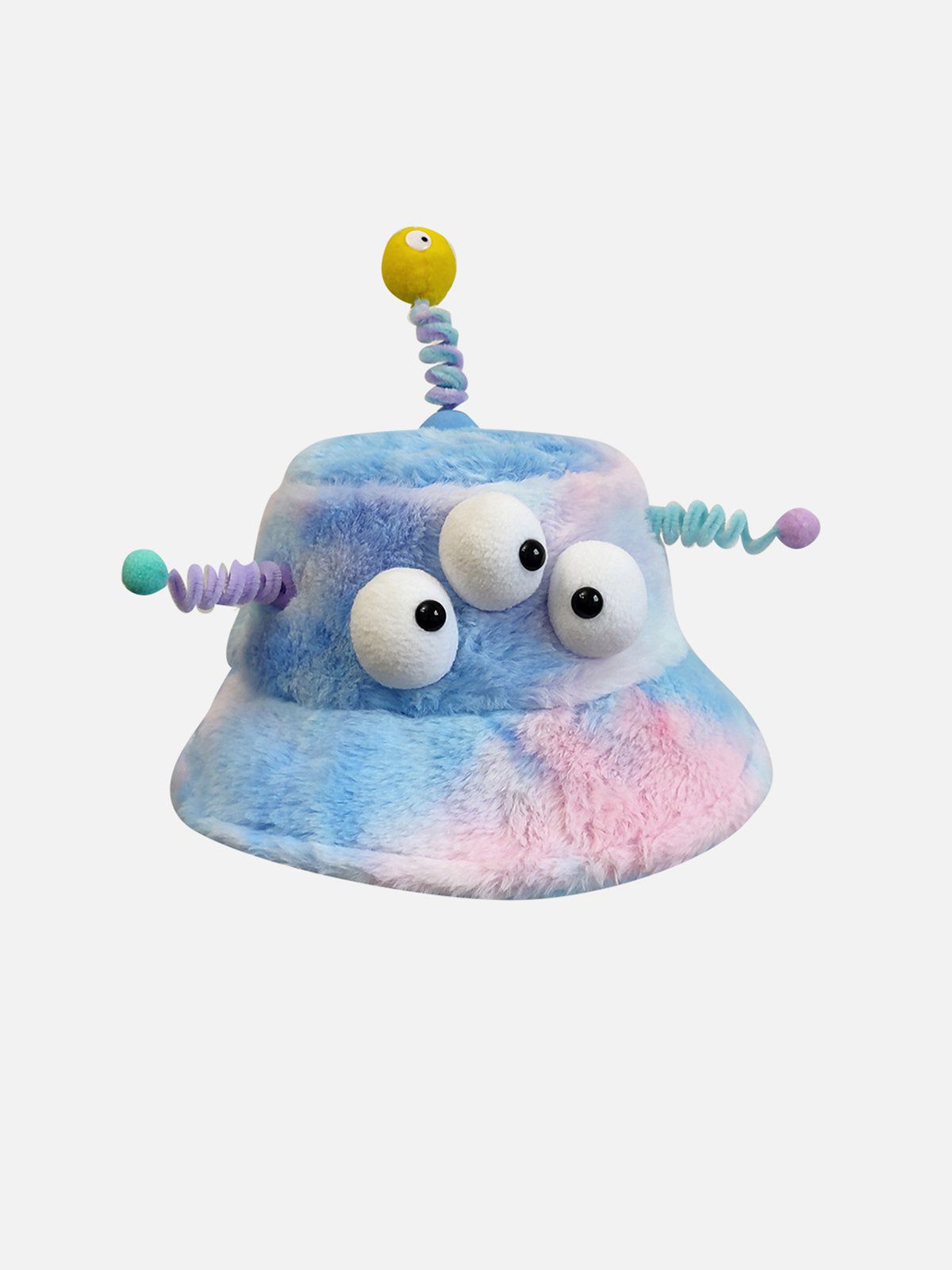 Tie Dye Gradient Plush Cartoon Hat