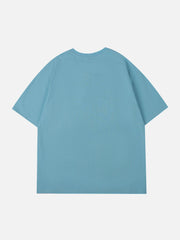 T-shirt imprimé lapin tie-dye 