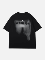 T-shirt imprimé lapin tie-dye 