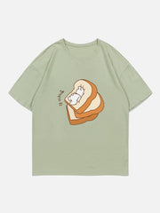 T-shirt imprimé lapin toast 
