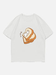 T-shirt imprimé lapin toast 