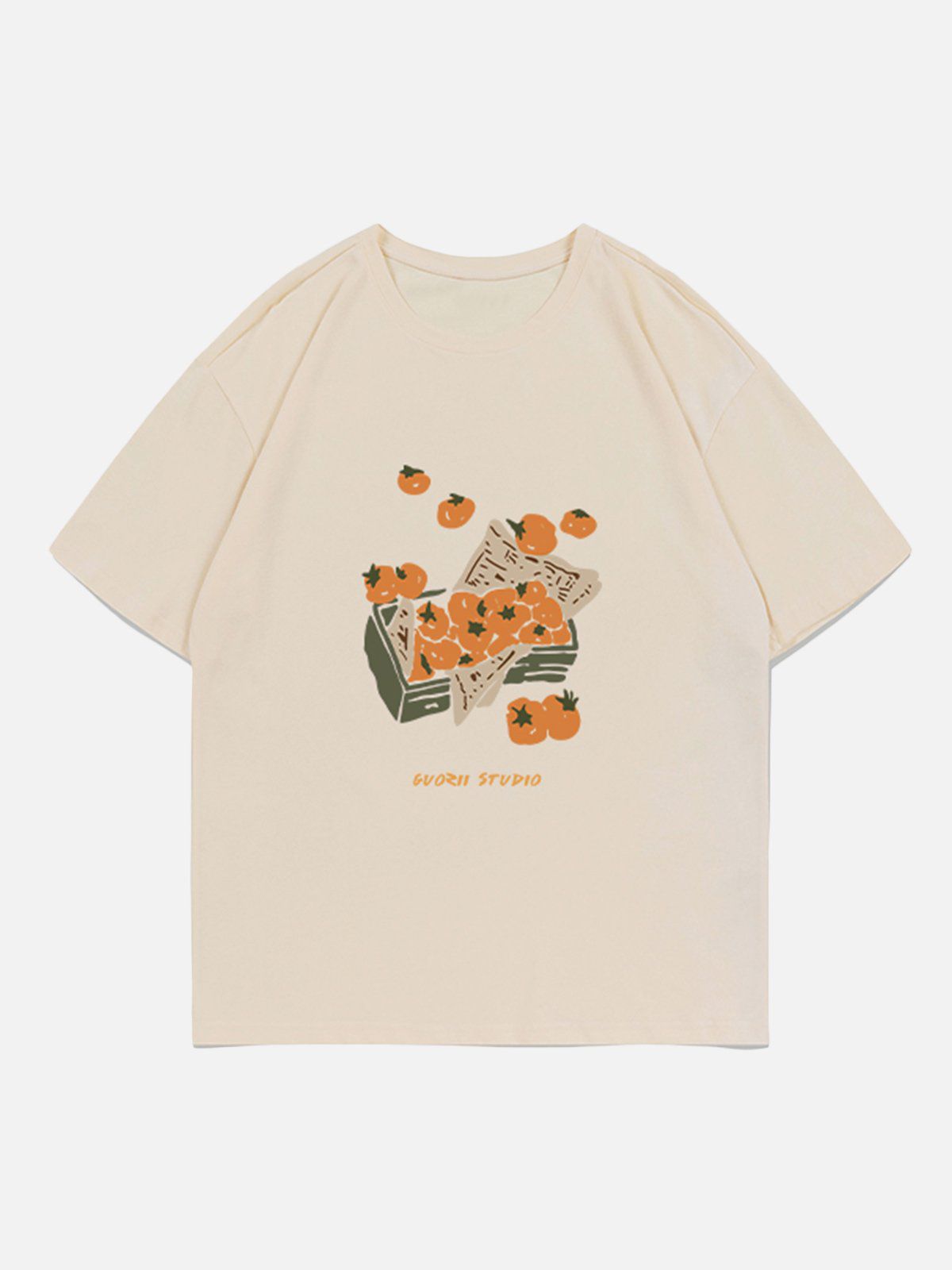 T-shirt imprimé tomates 