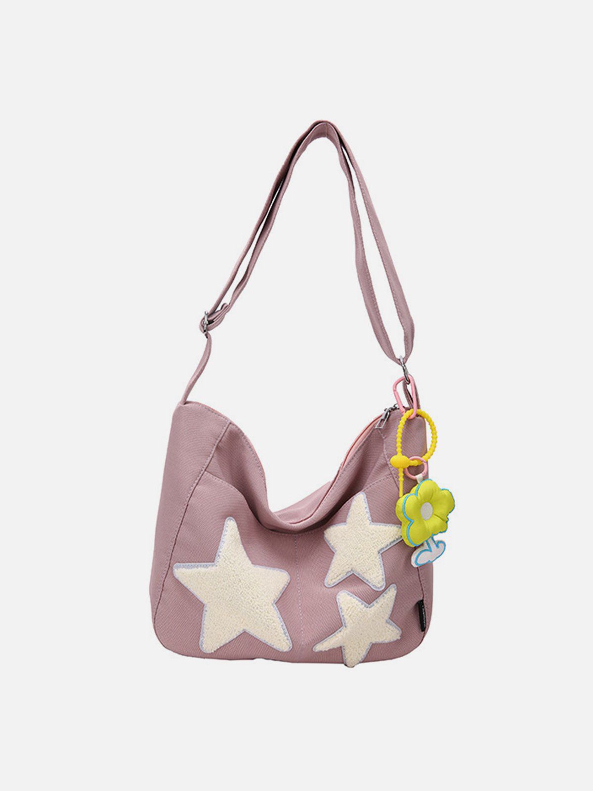 Towel Embroidery Star Shoulder Bag