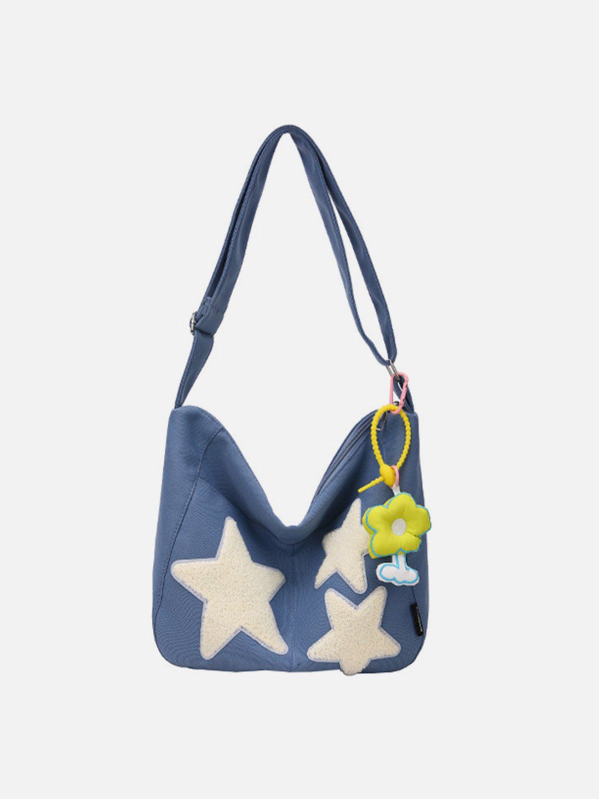 Towel Embroidery Star Shoulder Bag