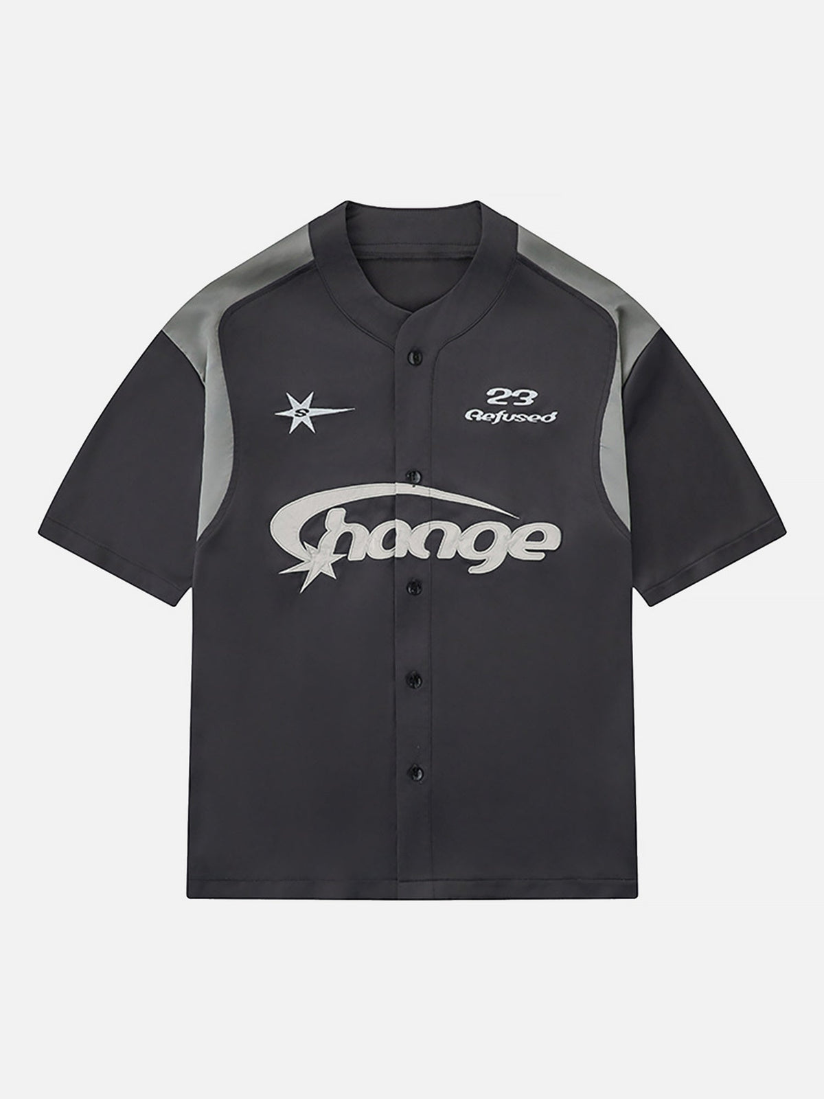 Trendy Brand Simple Letter Loose Kurzarm-POLO-Shirt 