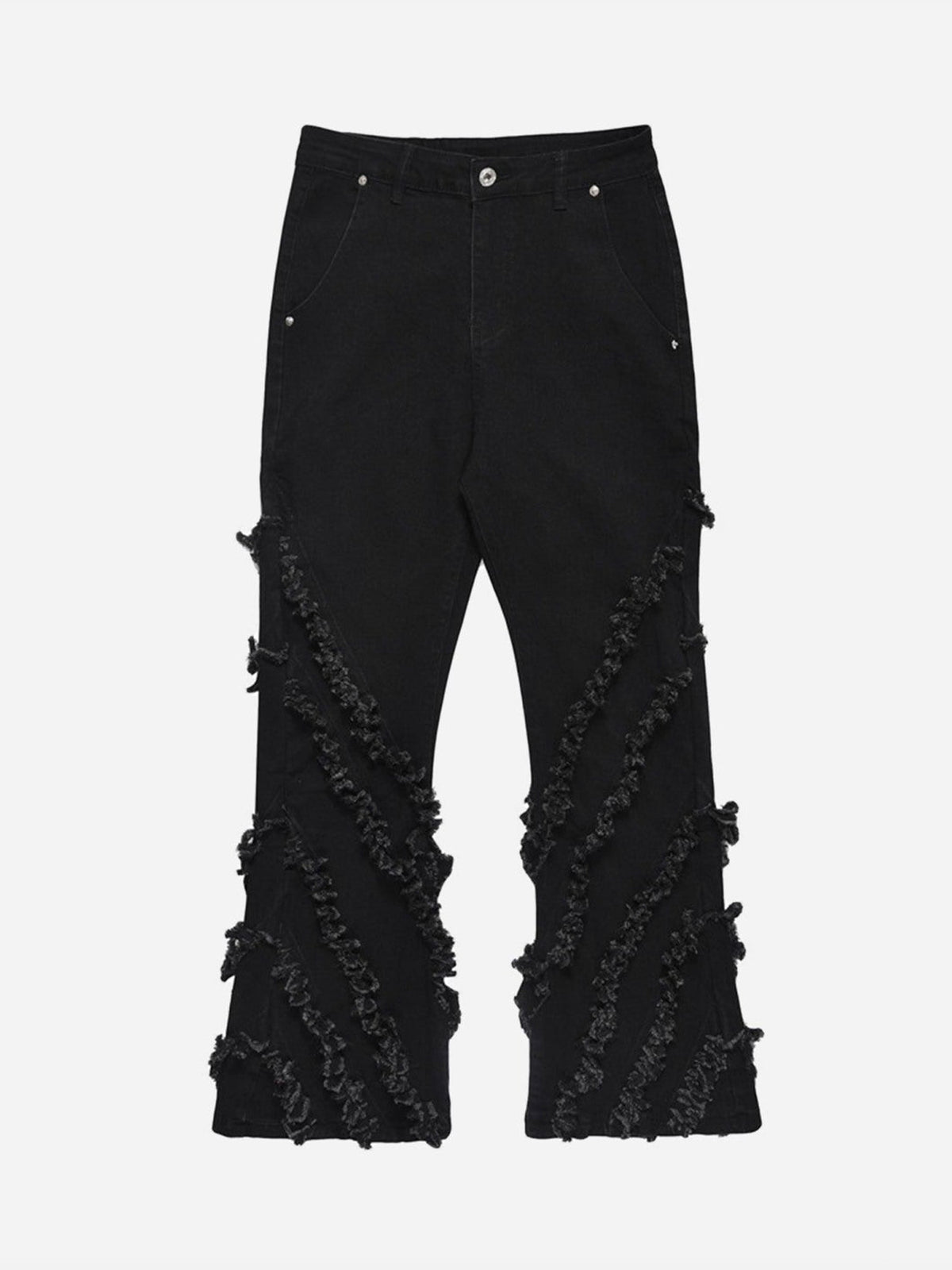 Trendy Personalized Flared Jeans - 1721
