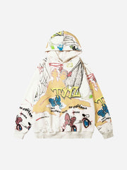 Two-dimensional Graffiti Hoodie