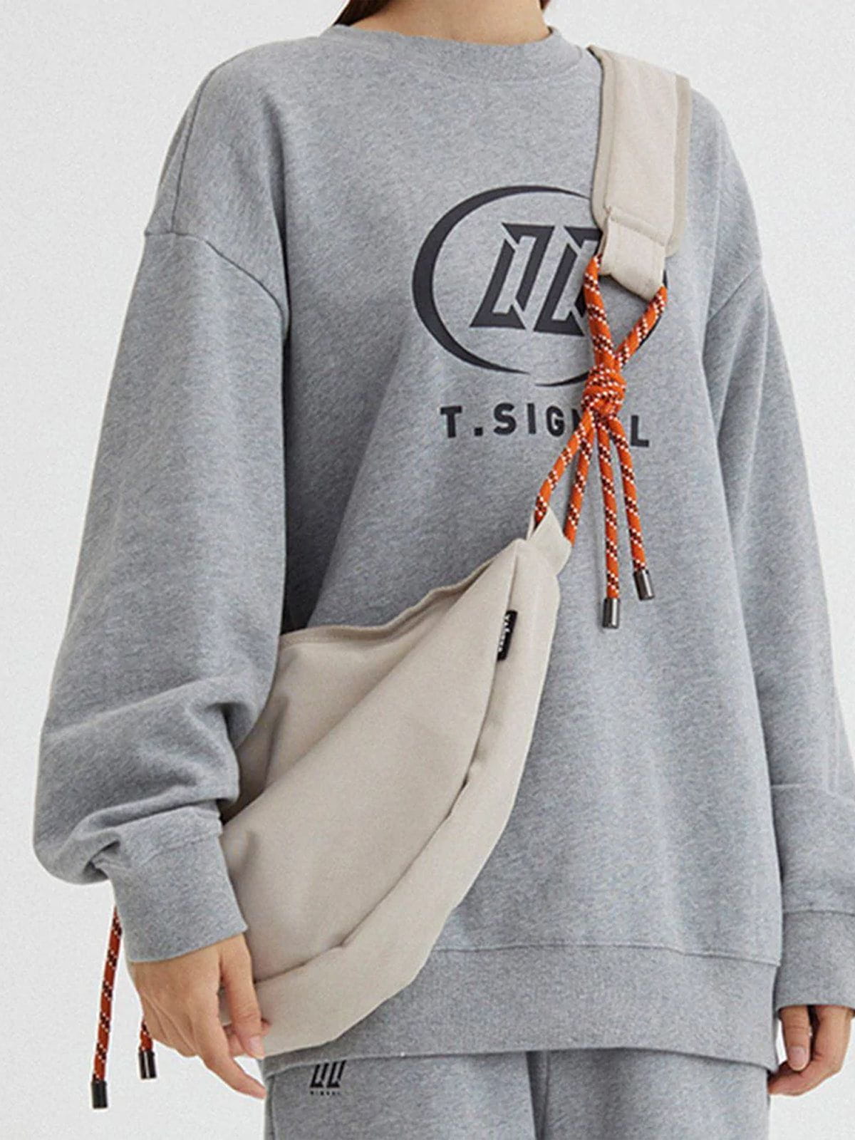 Unisex Dumpling Large Crossbody Bag