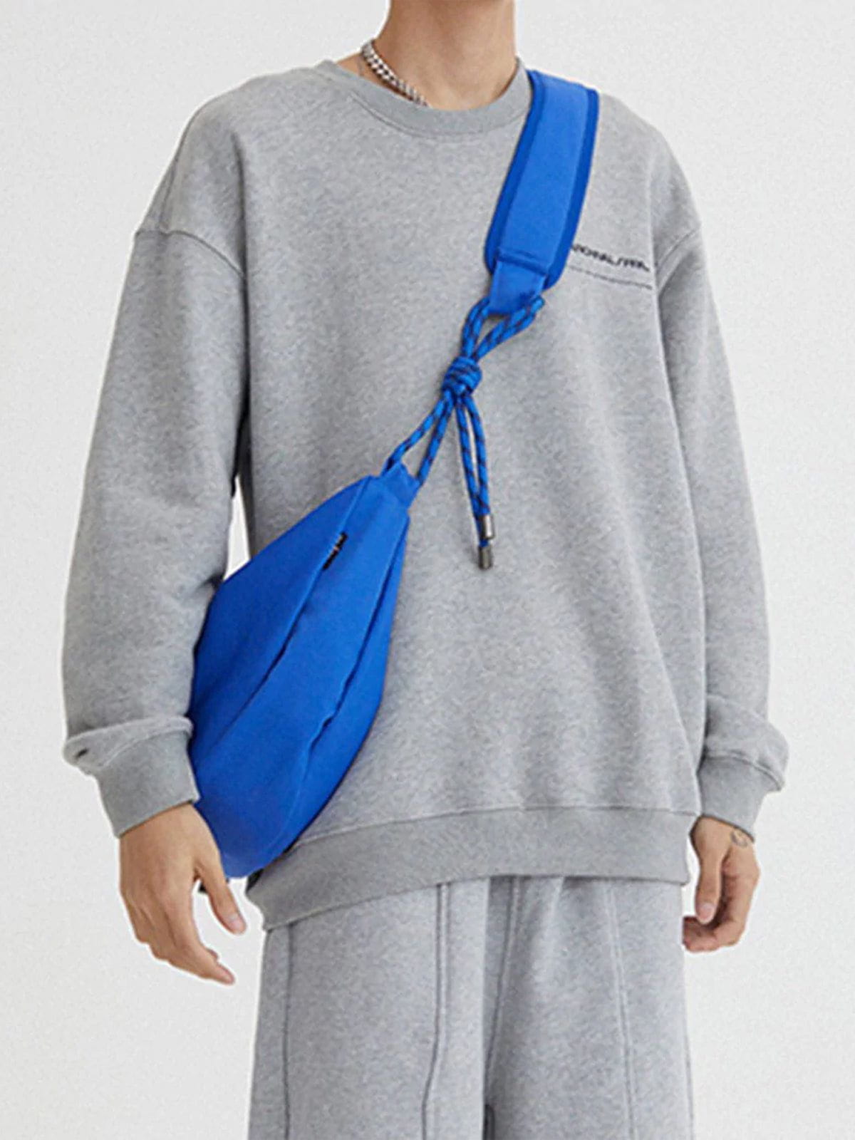 Unisex Dumpling Large Crossbody Bag