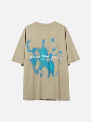 T-shirt graphique « Prières inutiles » 