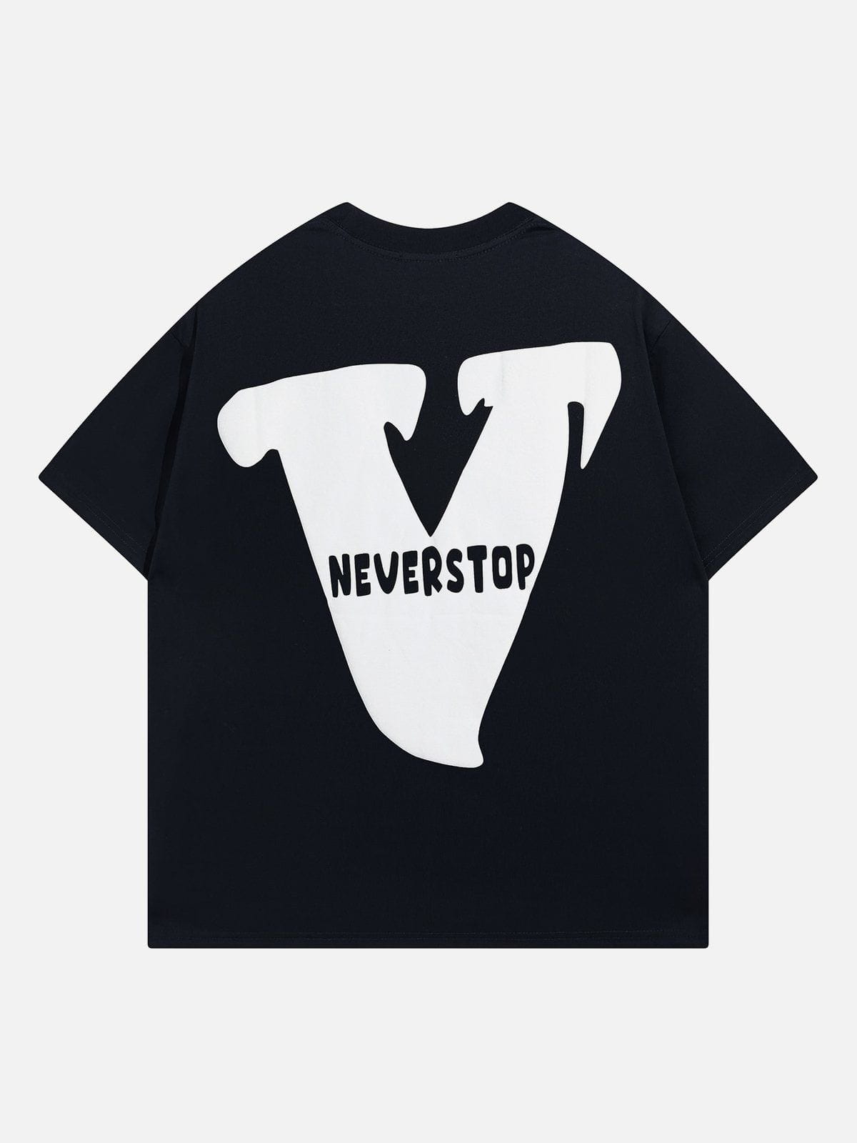 T-shirt à imprimé graphique V 