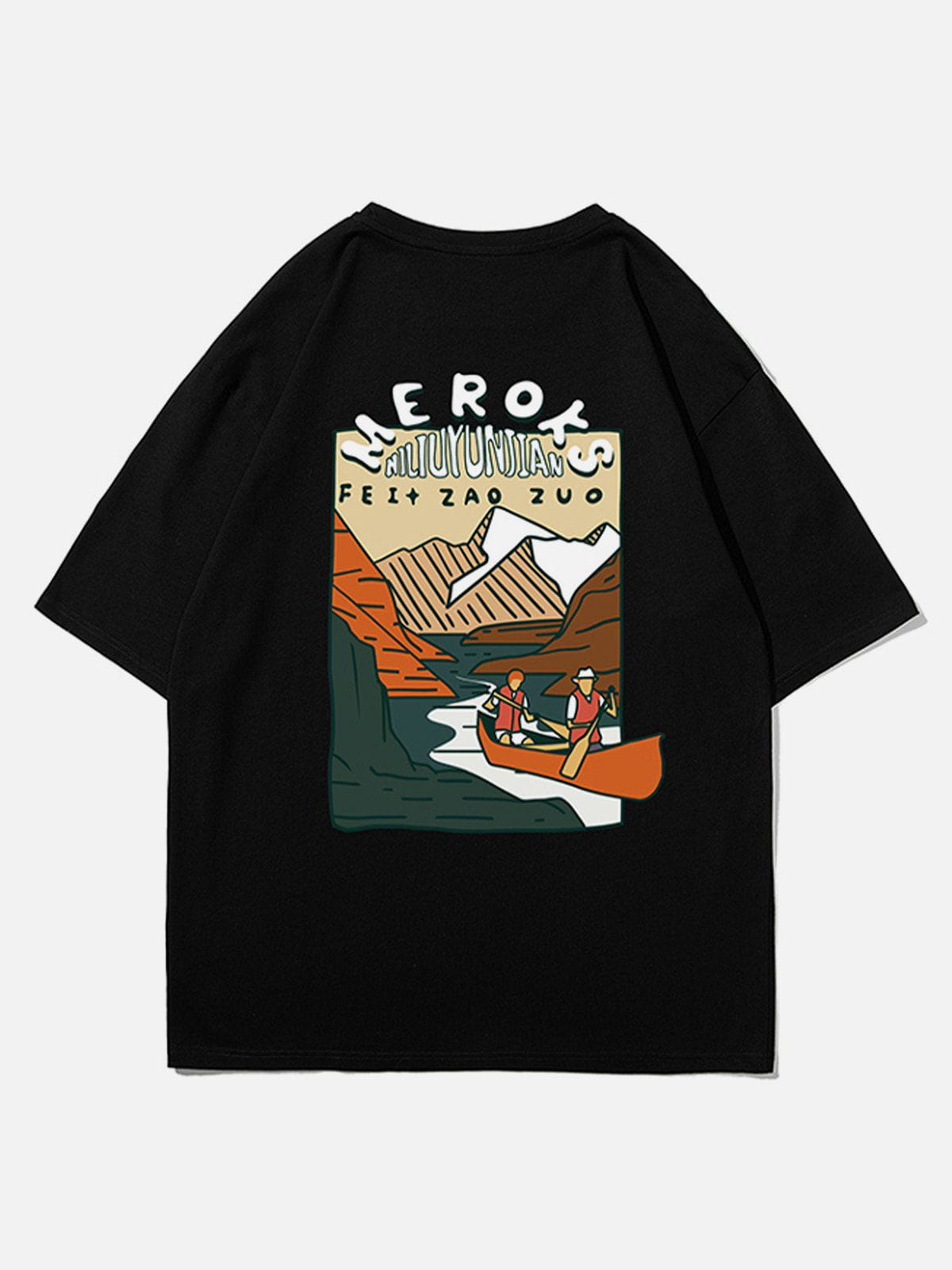 T-shirt graphique Valley Boating 