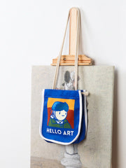 Van Gogh Cartoon Printed Crossbody Bag