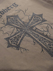 T-shirt court imprimé vintage Do Old 