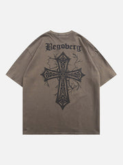 T-shirt court imprimé vintage Do Old 