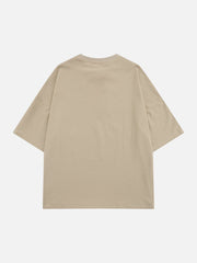 T-shirt vintage à imprimé aigle 