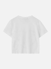 T-shirt classique à imprimé cœur vintage 