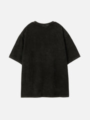 T-shirt imprimé Jésus vintage 