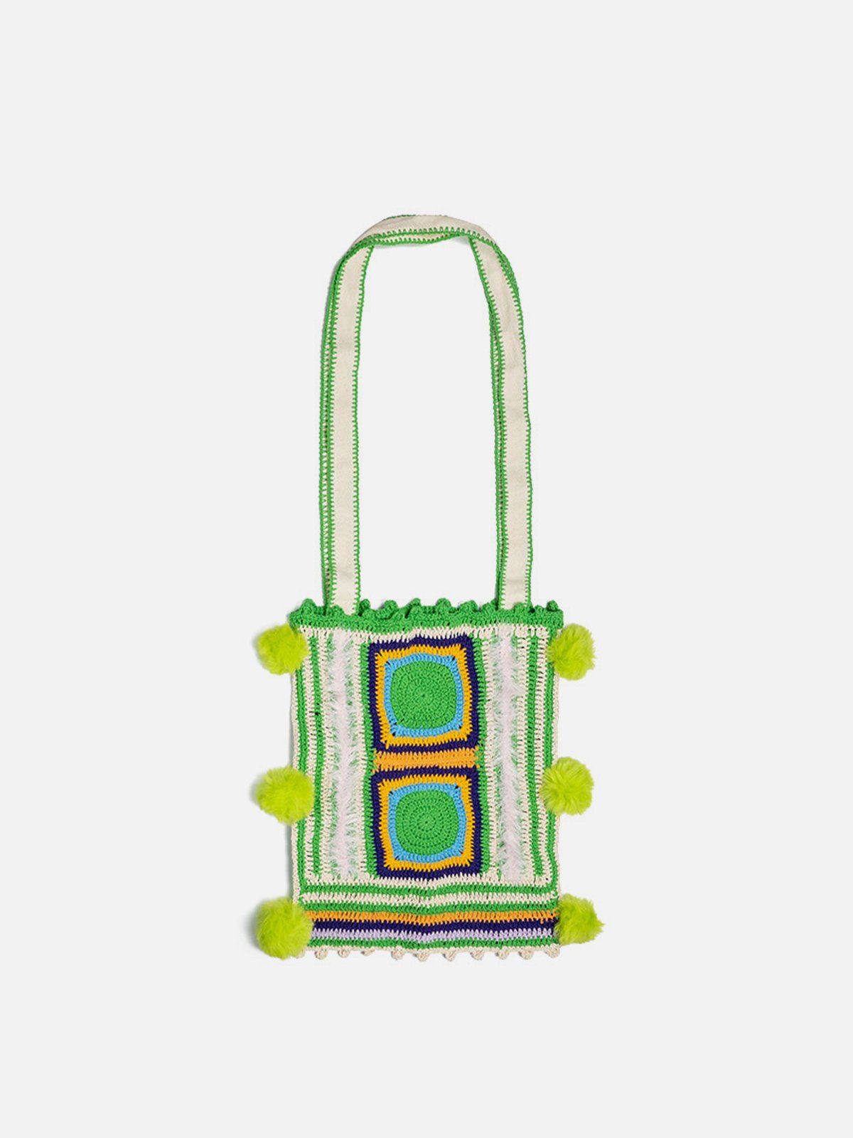 Vintage Knit Shoulder Bag