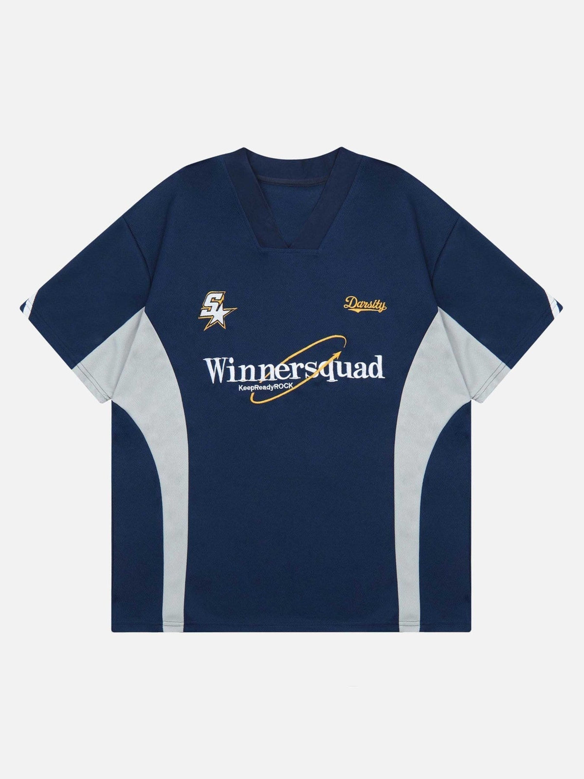 T-shirt brodé lettre vintage - 1584 