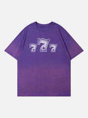 T-shirt vintage délavé dégradé - 1552 