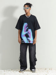 T-shirt imprimé Palm Touch vintage 