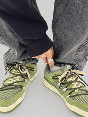 Vintage Patchwork Brettschuhe 