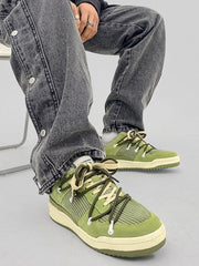 Vintage Patchwork Brettschuhe 