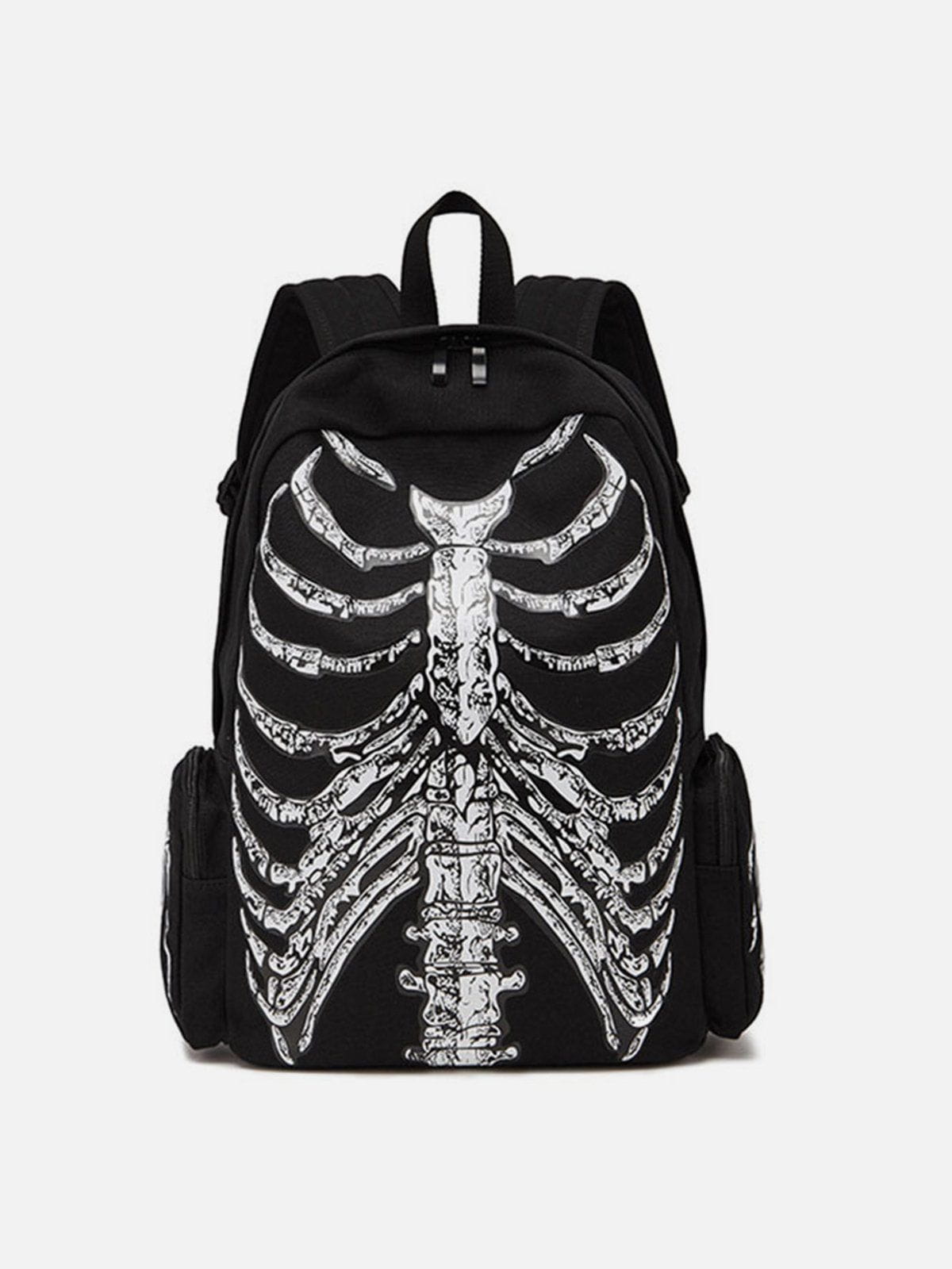 Vintage Skull Print Shoulder Bag