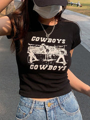 T-shirt vintage slim fit 