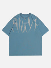 T-shirt vintage à imprimé tie-dye 